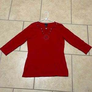 Vintage west end blouse with beaded detailing